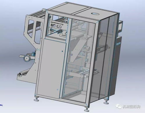 粉状物料包装机3d数模图纸 solidworks设计